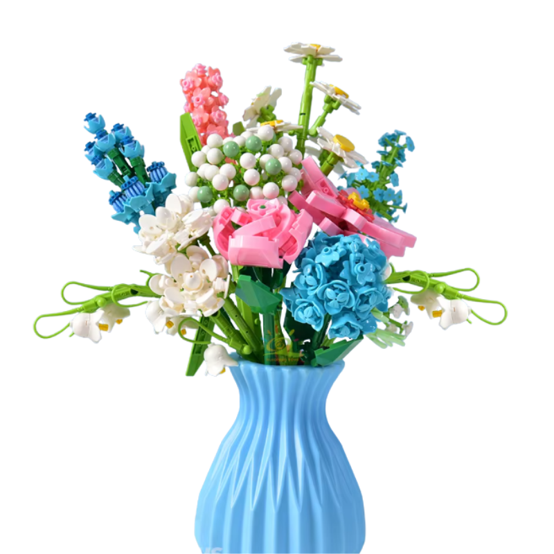 Bricks Box Create Lego flower bouquet building set