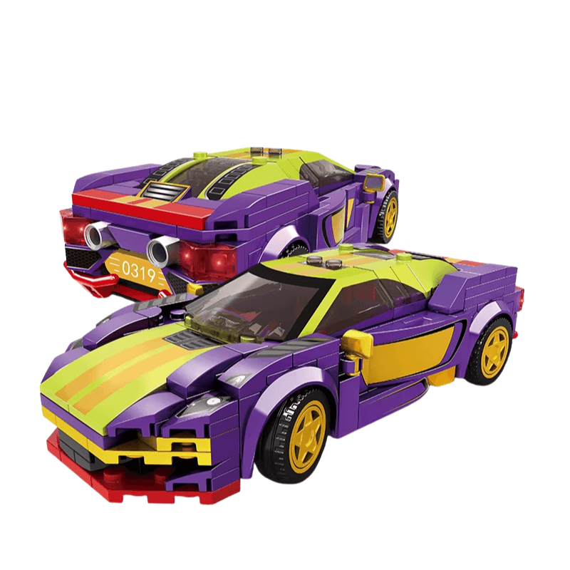 Bricks Box Construct subscription range with advanced brick building projects Race Car